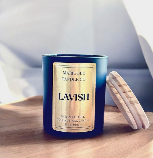 Lavish Candle – Luxury Soy Candle Inspired by Baccarat Rouge 540 Perfume