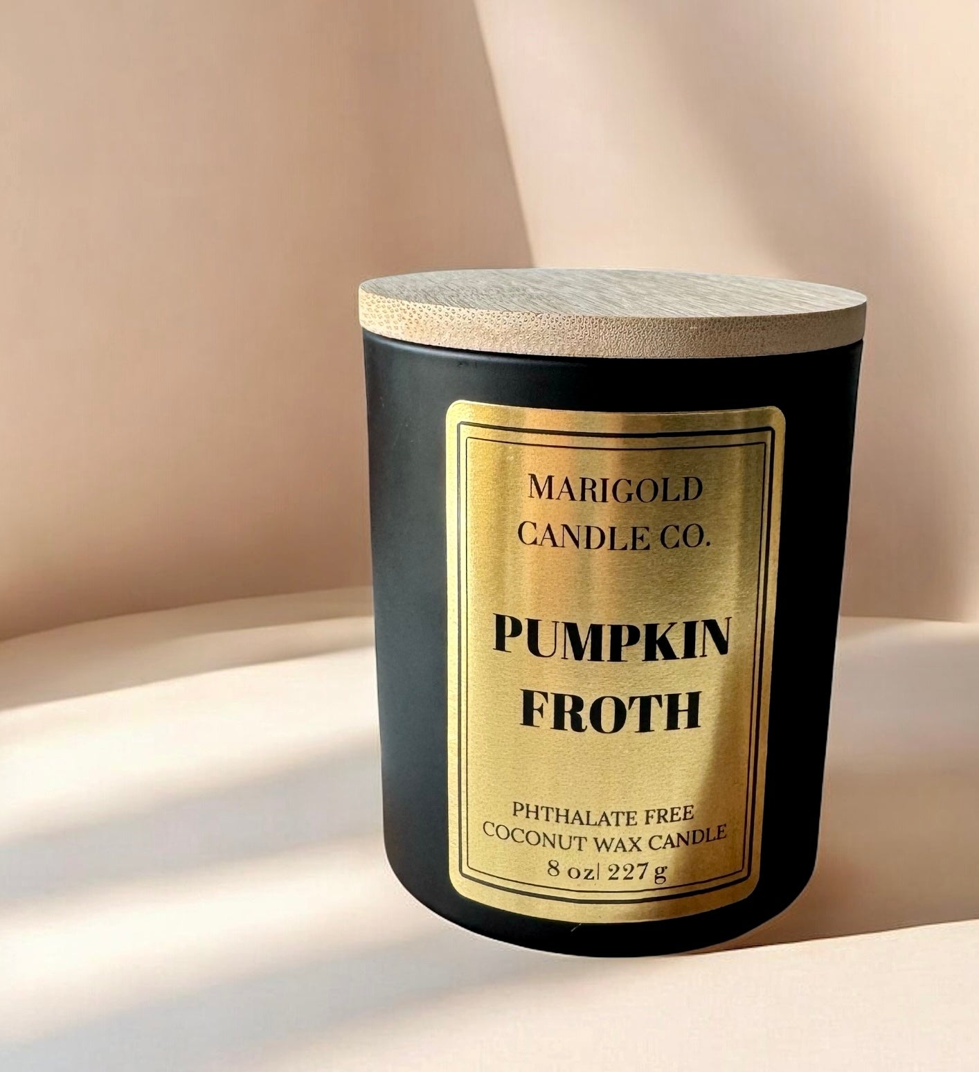 Pumpkin Froth Candle – Fall Soy Candle with Espresso, Pumpkin & Sweet Cream