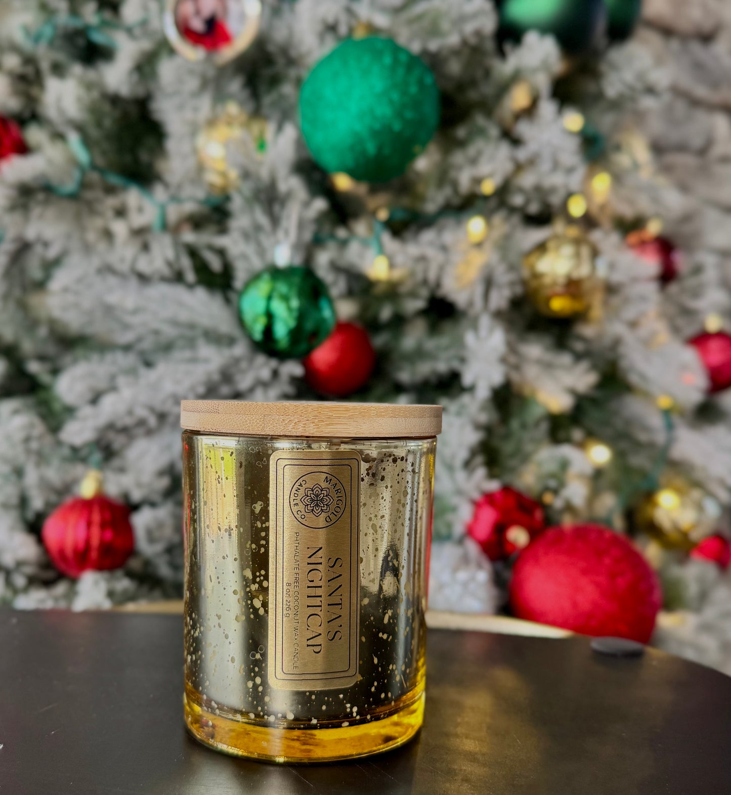 Santa’s Nightcap Candle